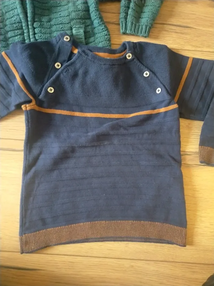 Lot pull + gilet 24 mois - photo numéro 2