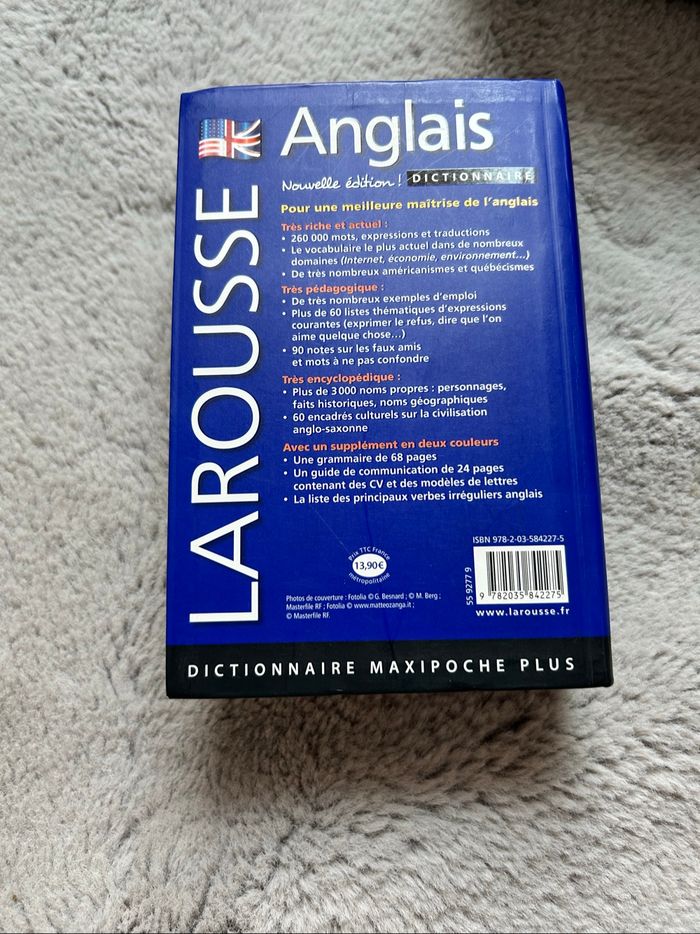 Dictionnaire Anglais