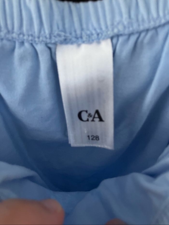 Débardeur bleu ciel C&A 8 ans - photo numéro 3