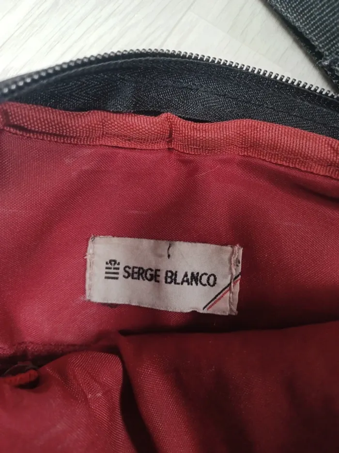 Petite sacoche noir Serge blanco - photo numéro 10