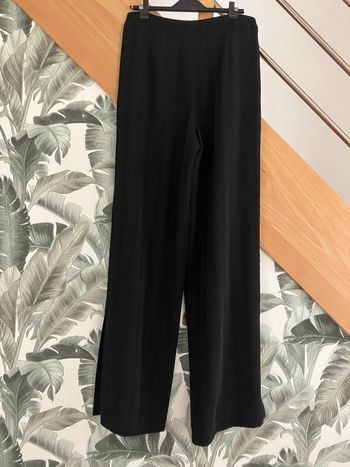 Élégant pantalon noir fluide-ZARA