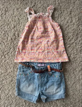 Ensemble Gemo 12 mois short-débardeur 