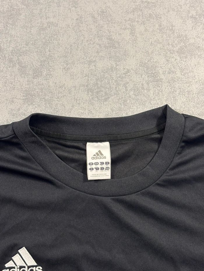 T-Shirt Manche longue Y2k / Vintage Adidas Noir et Blanc Taille XL - photo numéro 4