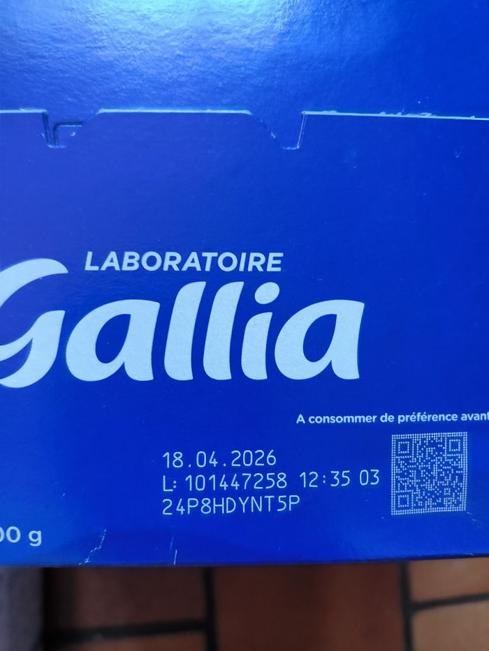 Lait Gallia calisma croissance - photo numéro 2