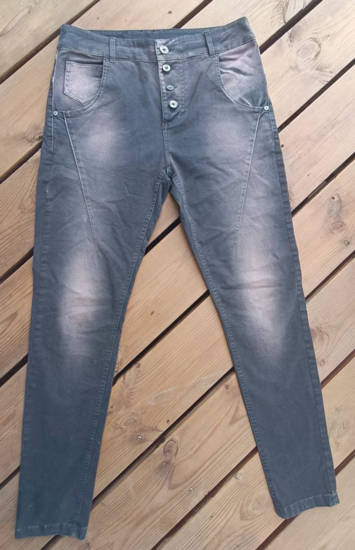 Pantalon "Maryley" - Taille M - chocolat