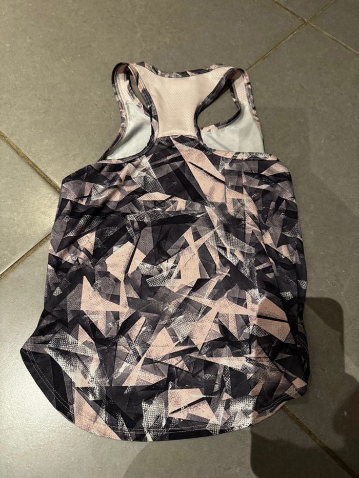 Débardeur de sport - Décathlon - Gris, rose & noir - 5/6 ans - photo numéro 3