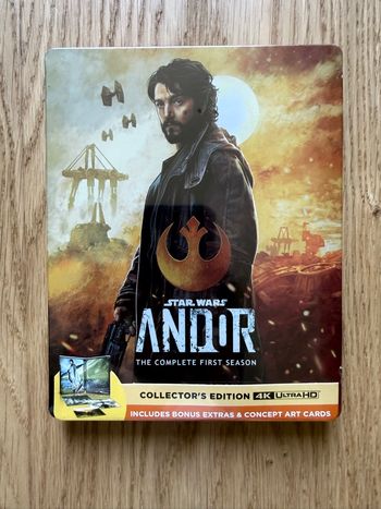 Star Wars Andor Saison 1, Edition Collector SteelBook Blu-Ray 4k neuf sous blister