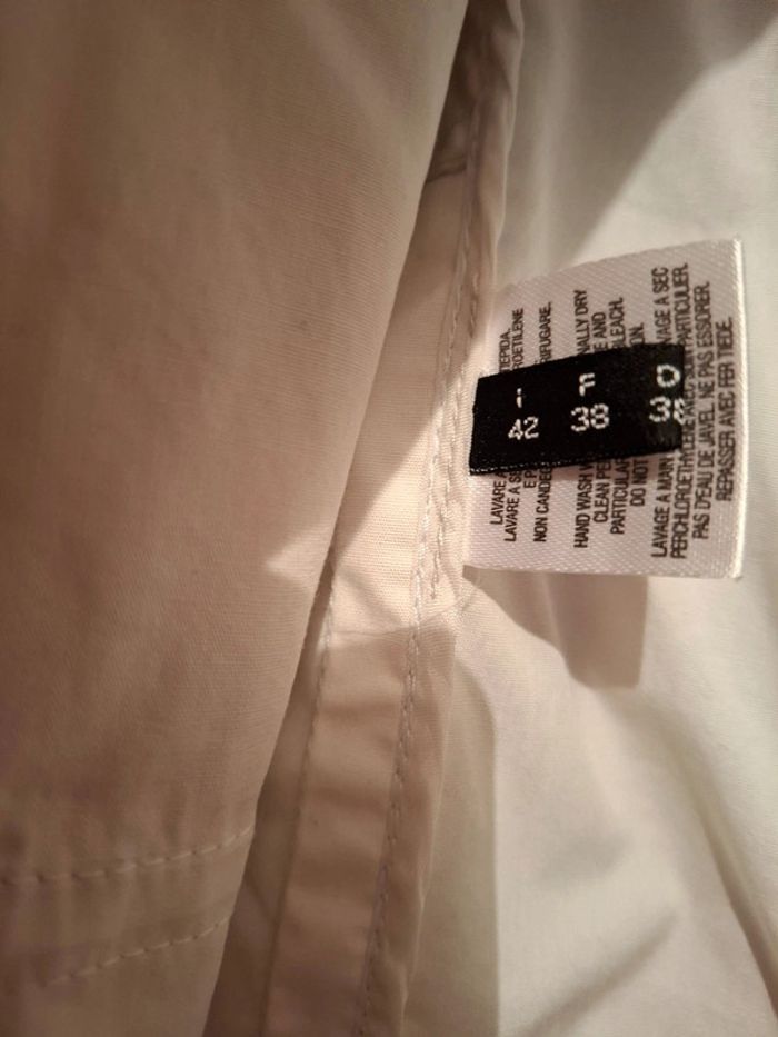 Magnifique imperméable femme blanc sans capuche - photo numéro 4