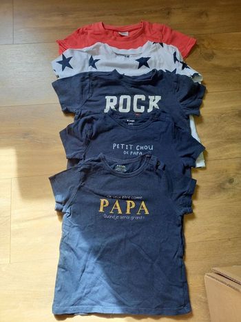 Lot de t-shirts 24 mois