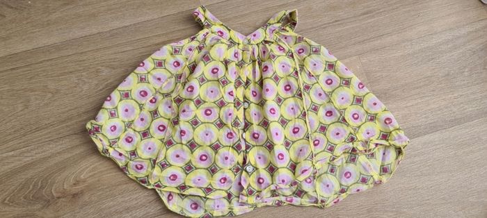 Très jolie petite tunique blouse zara taille 24 / 36 mois - photo numéro 2