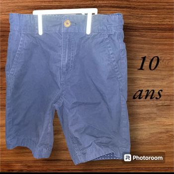 Short habillé garçon 10 ans