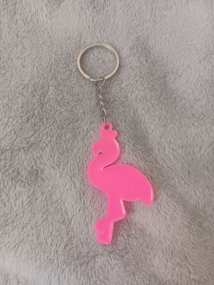 Porte cle flamant rose - photo numéro 2