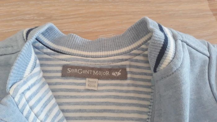 Gilet Sergent Major taille 3 mois - photo numéro 4