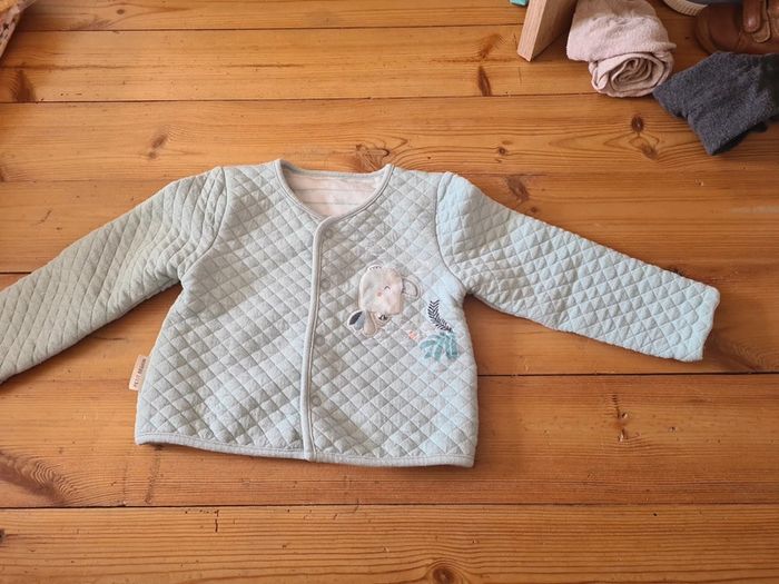 Veste réversible petit beguin 12 mois.