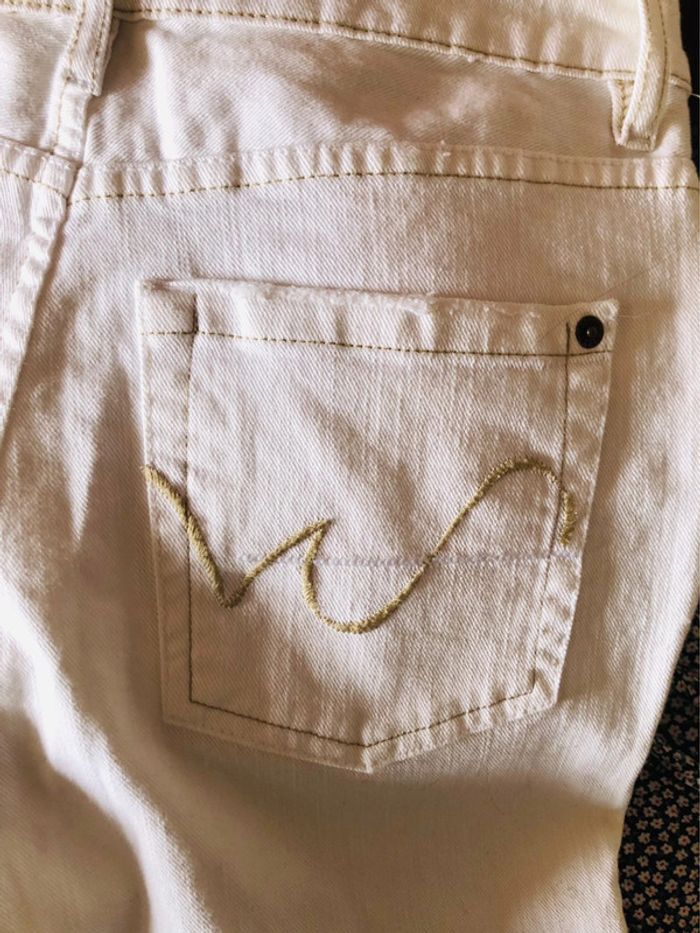 🦋Jean blanc coupe flare bootcut Y2k vintage années 2000 Active Wear white flared jean🌸 - photo numéro 6