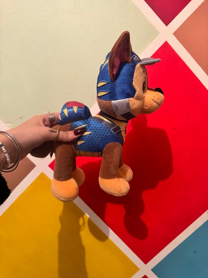 Peluche pat patrouille Chase - photo numéro 3
