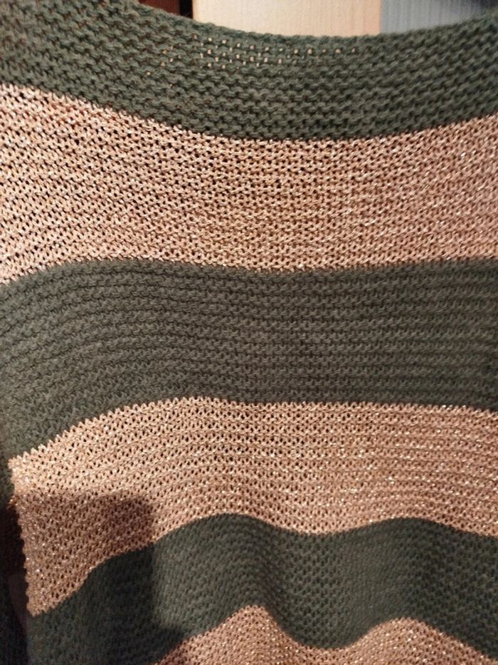 Pull maille manches 3/4 chauve-souris - photo numéro 2