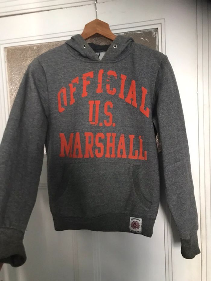 Sweat à capuche marque Us Marshall taille S - photo numéro 6