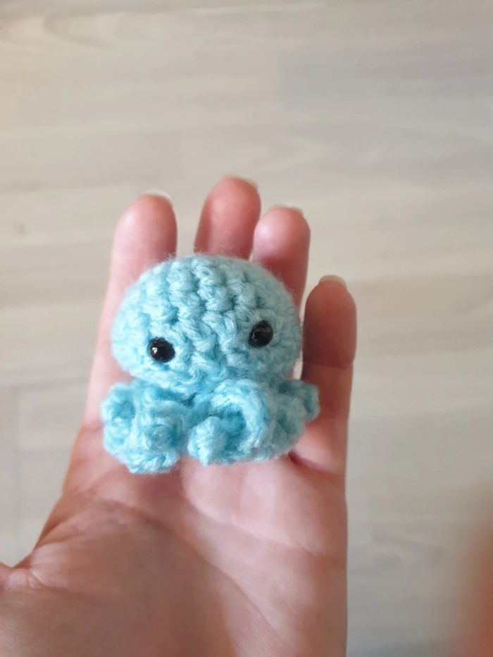 Magnifique pique aiguilles neuf fait main vintage pieuvre poulpe - photo numéro 4