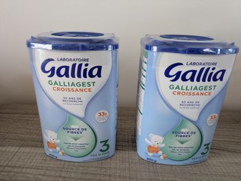 2 boîtes galliagest 3eme âge