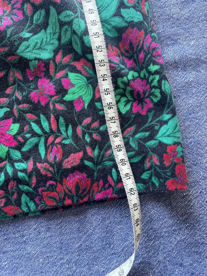 Jupe chic mi longue taille haute imprimée fleurs Naf Naf - photo numéro 7