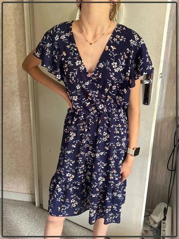 Robe fleurie taille 38 marque hapsho *