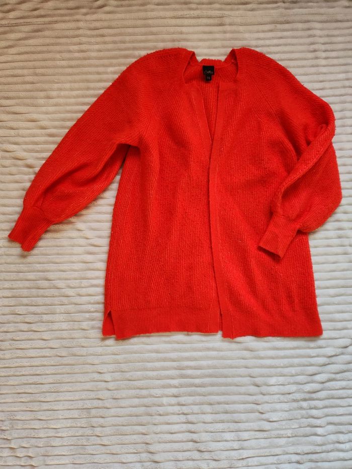 Gilet long rouge Captain Tortue – T0 / 36 – Peluché - photo numéro 4