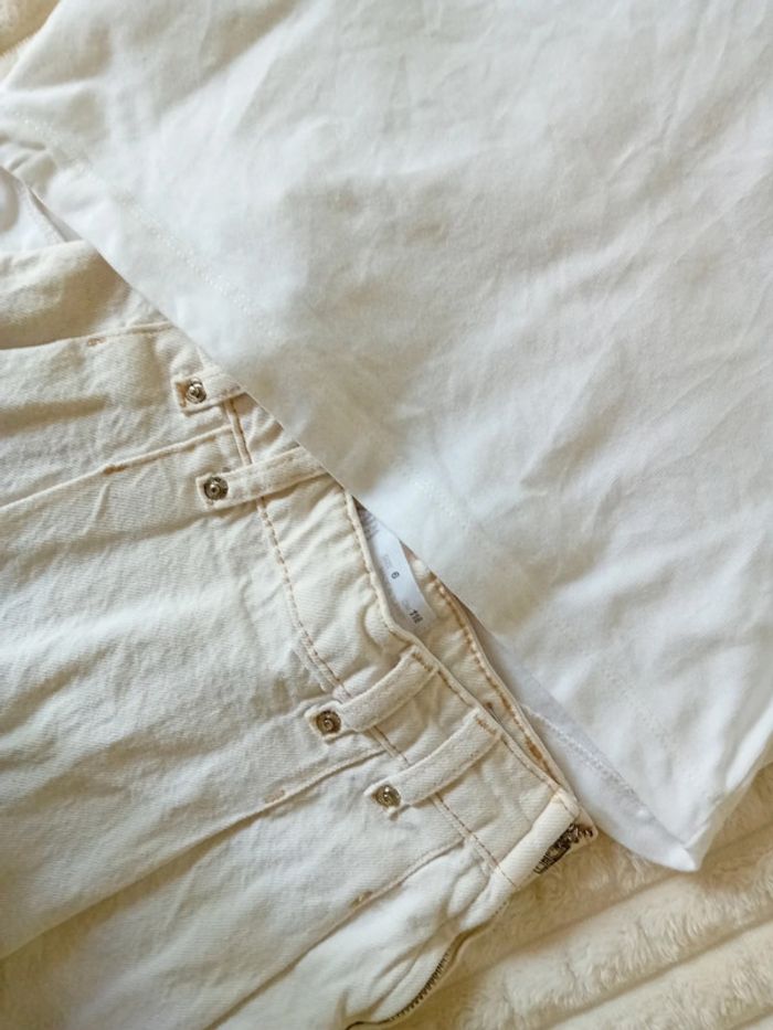 Ensemble jupe + t-shirt fille 6/7ans Zara 🤍🌼 - photo numéro 3