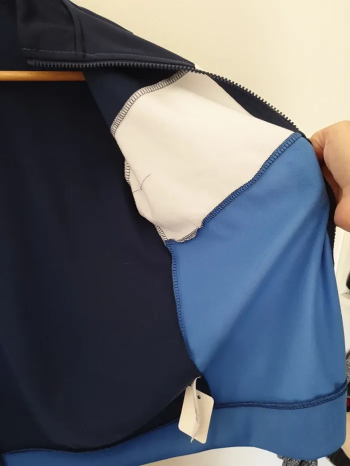 Veste survêtement tricolore A1239 - photo numéro 5