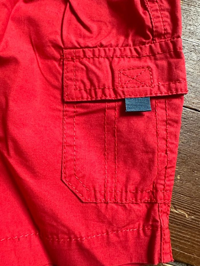 Ensemble short rouge+polo manches courtes 6 mois - photo numéro 2