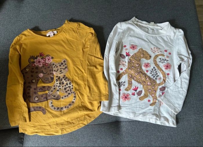 2 t-shirt manche longue du pareil au même