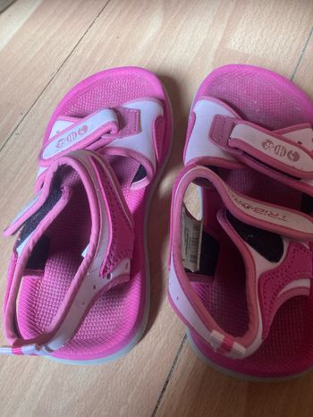 Chaussures été rose fille décathlon taille 30-31