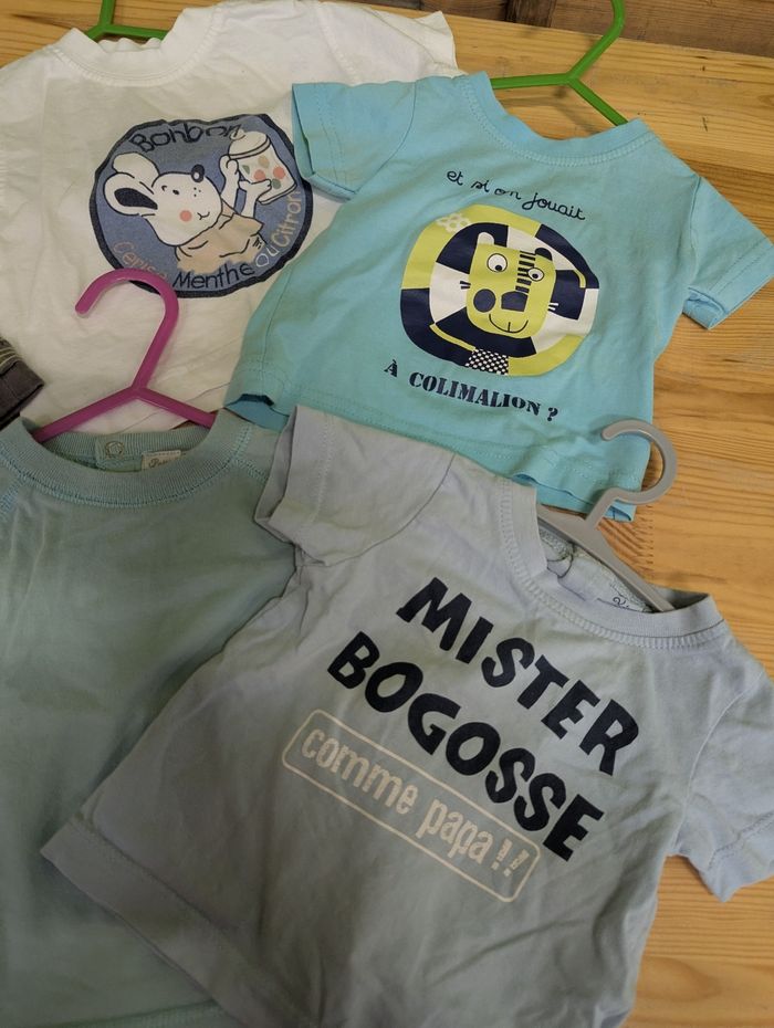 Lot 6 t-shirts 3 mois - photo numéro 3