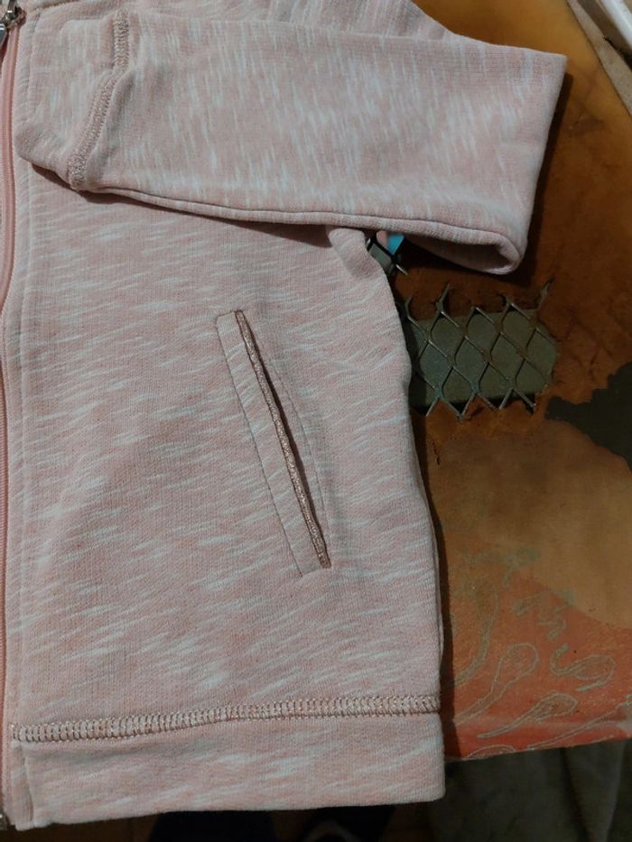 Sweat à capuche gilet zippé Kiabi 5A - photo numéro 5