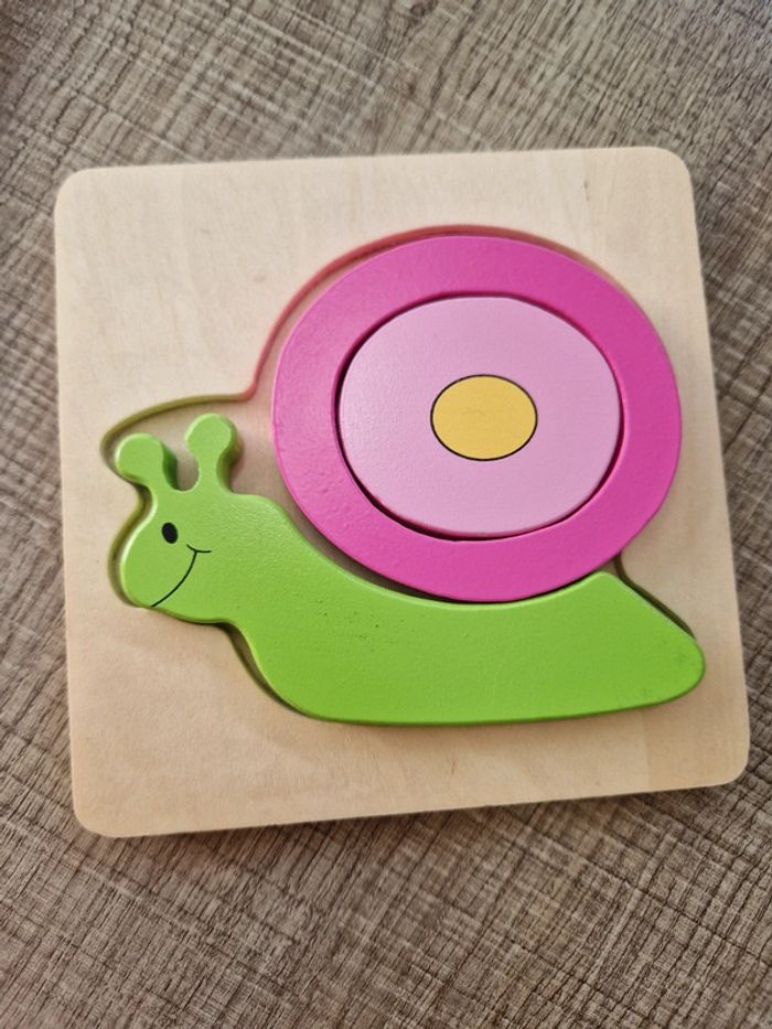 Lot de 3 puzzles en bois en parfait état - photo numéro 5