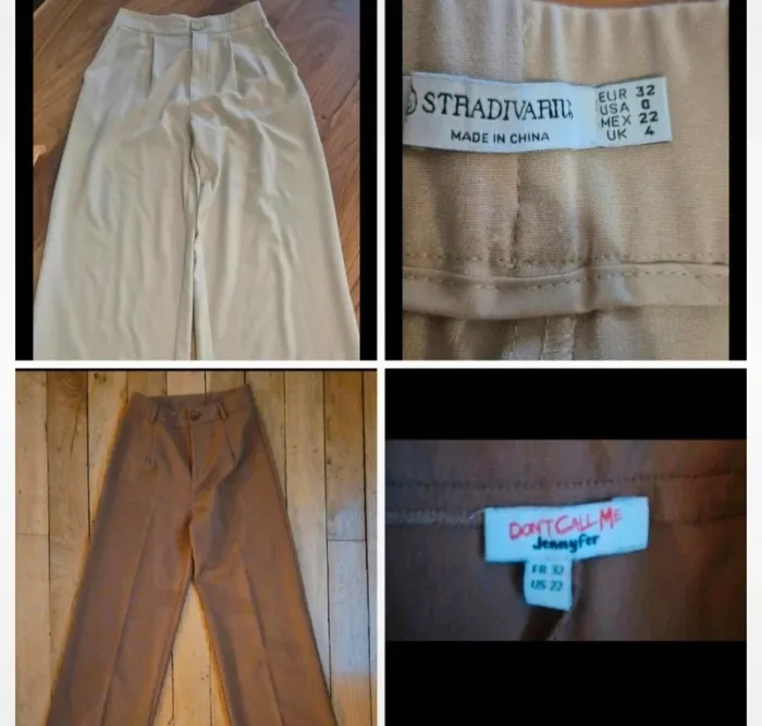 Lot de 2 pantalons stradivarius et jennyfer