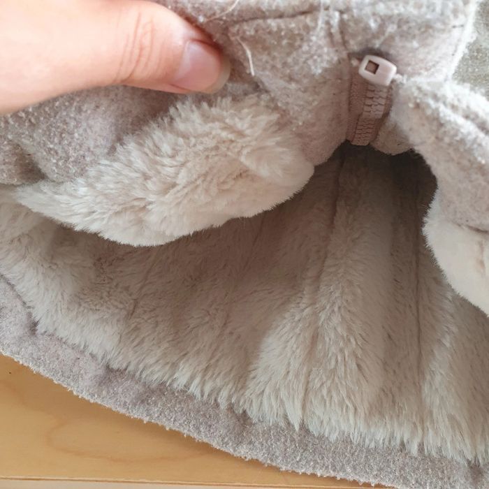 Manteau gris chaud - photo numéro 2