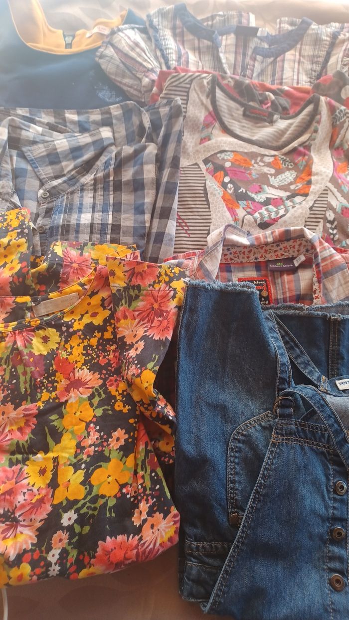 Lot 7 tuniques/robes 12 ans