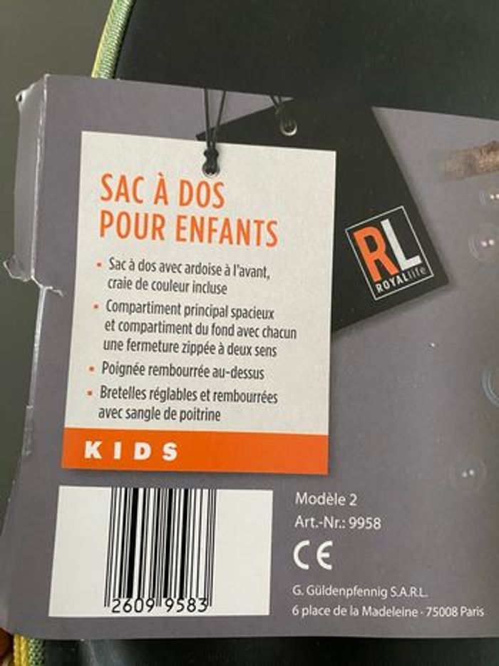 Sac à dos cartable maternelle sport - photo numéro 4