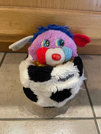 Peluche Popples football (vintage)