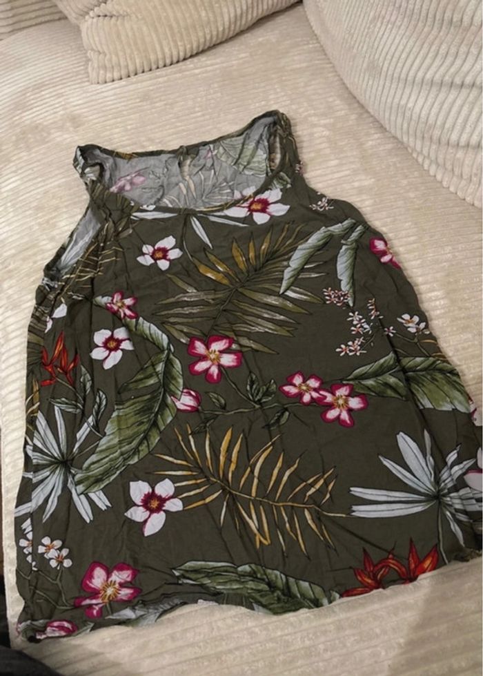 Débardeur à fleurs