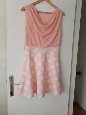 Robe vintage à pois