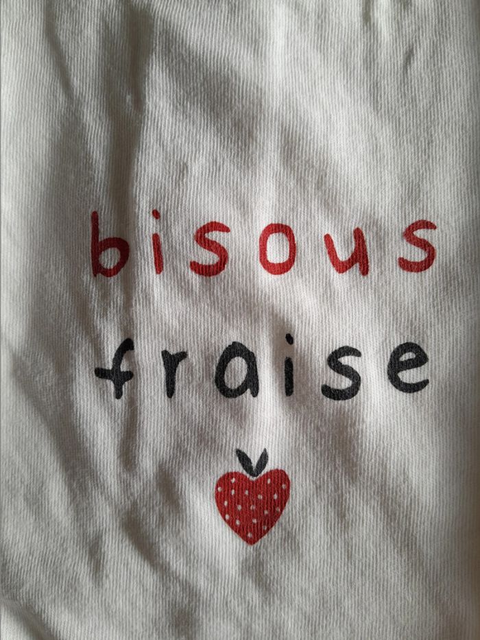 Débardeur fille "bisous fraise" - photo numéro 4