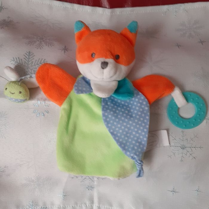 Petit Renard doudou-marionnette *anneau dentition *Doudou & cie