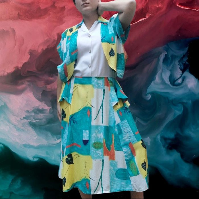 Superbe robe Vintage pour 42/44 - photo numéro 2