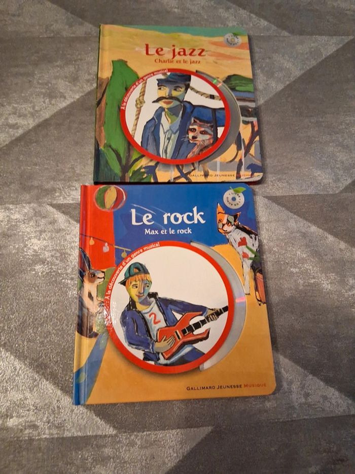 Lot de 2 livres avec cd découverte musique du monde