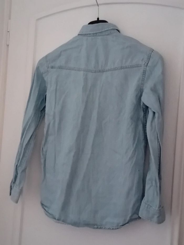 Chemise en jean léger bleu garçon 9/10 ans LC waikiki - photo numéro 3