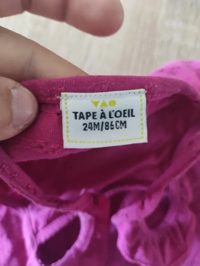 Combishort bebe fille - photo numéro 3