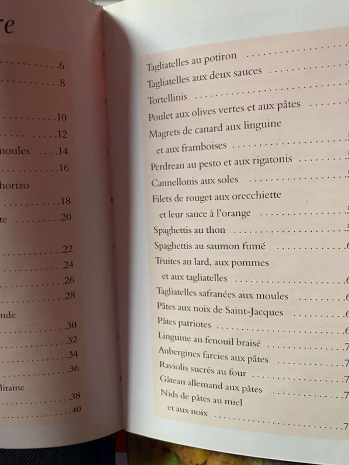 Livre recettes de pâtes - photo numéro 4