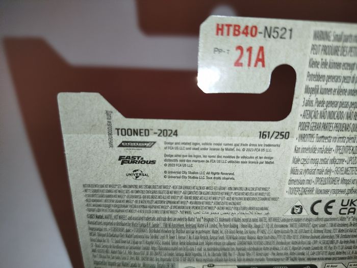 Hot Weels Fast & Furious '70Dodge Charger Tooned - photo numéro 7